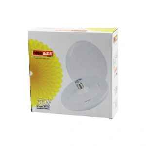 Egonex Nisaluce Eamp-063/kb (36w) (e27) (ufo Tipi) Led Lamba Ampul (kristal Desenli Mika Pls.kapak) (6400k & 3240lümen)*24