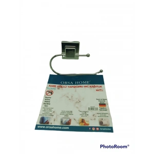 Egonex Orsa-603 Kare Yapışkanlı Wc Kağıtlık Askı*16x5