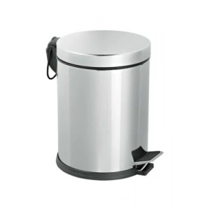Egonex Pedallı-727 ( 8lt ) Krom Metal Çöp Kovası 727*6