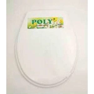 Egonex Poly Et-011 Beyaz Yumuşak Klozet Kapak Büyük Puf*17