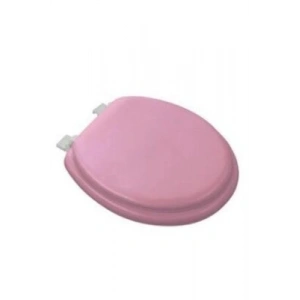 Egonex Poly Et-013 Pembe Yumuşak Klozet Kapak Büyük Puf*17