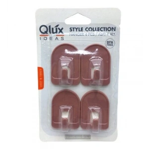 Egonex Qlux L-00136 ( 4pcs ) ( Kubbeli ) Yapışkan Askı*80