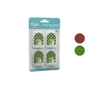 Egonex Qlux L-00609 ( 4pcs ) ( Kubbe ) ( Pano ) Plastik Askı ( Yapışkanlı Montaj )*50