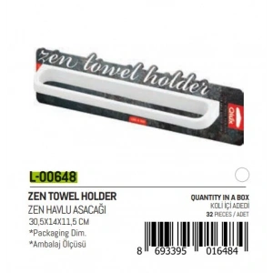Egonex Qlux L-00648 Zen Havlu Asacak*32