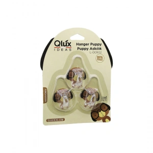Egonex Qlux L-00902 ( 3pcs ) Puppy Askı ( Şeffaf Askı ) ( Yapışkanlı Montaj )*20x2