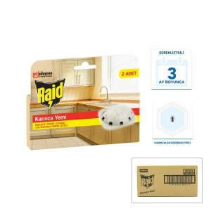 Egonex Raid ( 2pcs ) Karınca Yemi ( Kokusuz & Pratik & 3 Ay Etkili)*12=k