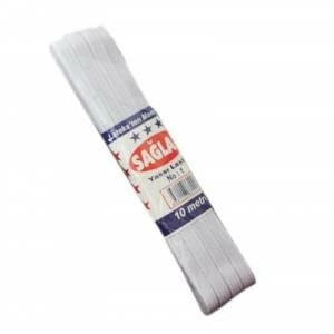 Egonex Sağlam ( Beyaz ) ( Yassı ) ( No-3 ) ( 10mt ) Don Lastik*5x60