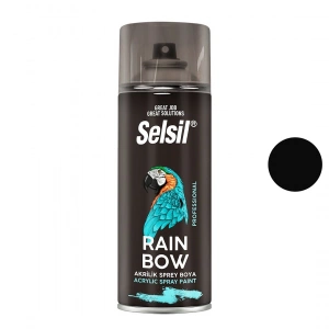Egonex Selsil Tab-428 ( Siyah Mat ) Sprey Boya ( 400ml )*12x1