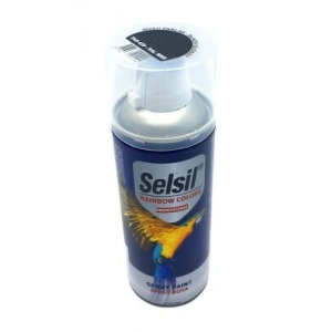 Egonex Selsil Tab-429 ( Siyah ) Parlak Sprey Boya ( 400ml )*12x1