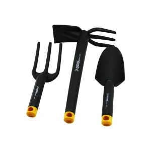 Egonex Sgs Tools Sgs-3120 ( 3pcs ) ( Plastik & Siyah ) Çapa Bahçe Seti ( Tırmık & Çapa & Kürek )*6=k