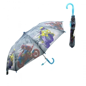 Egonex Skybelt Sky-12 ( Chery & Düdüklü ) ( 8 Telli ) Erkek Çocuk Desenli Şemsiyesi*12x5