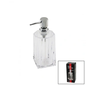 Egonex Soap Dıspens Yakut-11632 ( 280ml & Uzun ) ( Şeffaf & Mika Kristal ) Sıvı Sabunluk*36