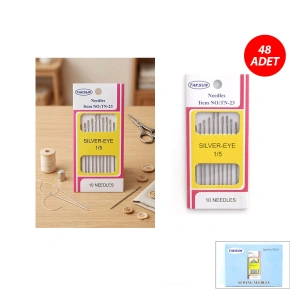 Egonex Taksun Tn-23 Dikiş İğnesi 10pcs Kart*48x50