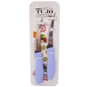 Egonex Tujo Knıves-2420 ( 2pcs ) ( Kartelalı ) Tırtırlı Bıçak*192