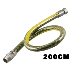 Egonex Turconn ( 200cm ) ( Doğalgaz Hortumu ) Flex Çelik Örgülü*25
