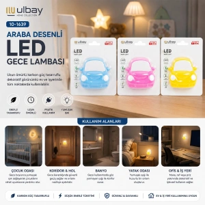 Egonex Ulbay Gc-10 Ulbay ( Araba ) ( 0.1w ) Gece Lambası*10x24