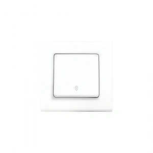 Egonex Viko ( 9140 0004 ) Linnera S ( Vavien ) Tekli Anahtar ( Beyaz ) ( Çerçeveli )*12x10
