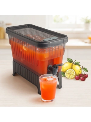 4 Litre Su Limonata Sebili Antrasit Sebil