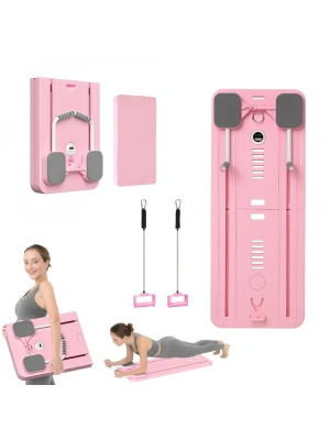 Evde Spor için Pilates ve Egzersiz Aleti – Core, Kalça, Karın, Bel ve Kol Antrenmanına Uygun Çok Amaçlı Tahta