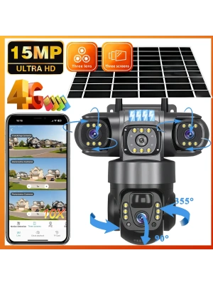 Solar Güneş Enerjili, 4G Destekli Akıllı Dış Mekan Kamerası v380 pro CMR50