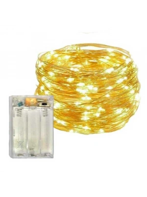 10 m Peri Led Işık Pilli Aydınlatma Dekor 100lü