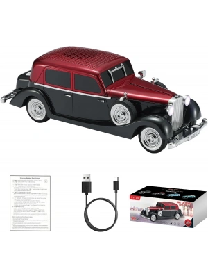 Retro Klasik Araba Bluetooth Hoparlör Kablosuz HD Ses FM Radyo YG-239