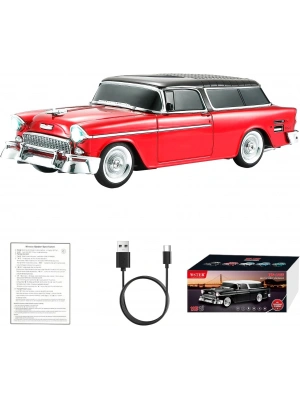 Retro Klasik Araba Bluetooth Hoparlör Kablosuz HD Ses FM Radyo YG-1955