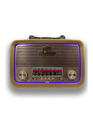 Ahşap Görünümlü Nostaljik Radyo Yage YG-300