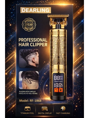 Dearling Profesyonel Saç Sakal Tıraş Makinesi RF-1868