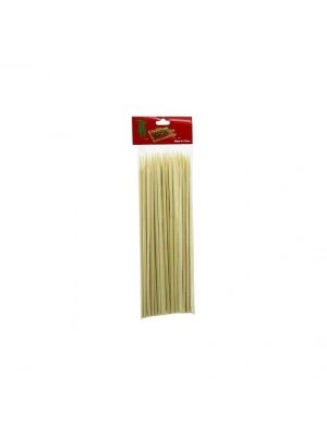 Egonex İbico İ18-073 Bamboo Skewers ( Kalın & 24.5cm ) Ahşap Çöp Şiş ( 45pcs ±2ad )*12x20