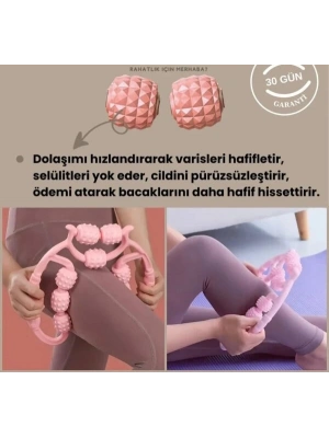9 Tekerlekli Yoga Fitness Silindiri (roller) Egonex