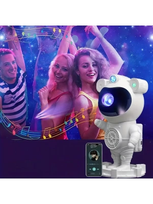 Akıllı Astronot Projeksiyon Gece Aydınlatma & Bluetooth Hoparlör