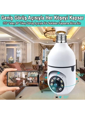Ampul Kamera Harekete Duyarlı Gece Görüşlü Egonex