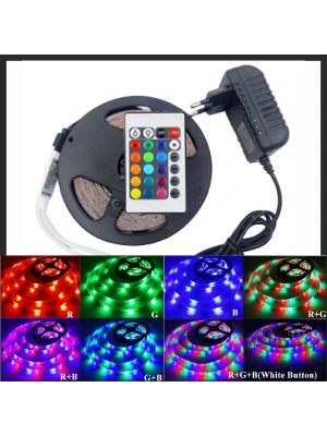 Atek Led Işık 5 Metre Şerit Led Rgb Işıklı