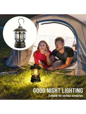 Bluetooth Hoparlör Özellikli Dimerli Led Kamp Lambası Hs66