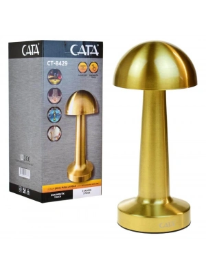 Cata Mantar Lamba Ct-8429 Lizbon 3 Renk Şarjlı Masa Lambası
