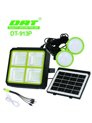 DAT Güneş Enerjili Aydınlatma Sistemi 5 Farklı Işık Modu Kamp lambası 100W