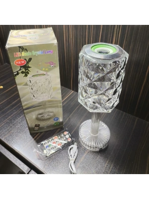 Kristal Masa Lamba Rgb Bluetooth Hoparlörlü Gece Lambası Hx-222