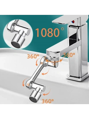 Egonex 1080 Derece Dönebilen Mutfak Ve Lavabo Bataryası Akrobat Musluk Ucu