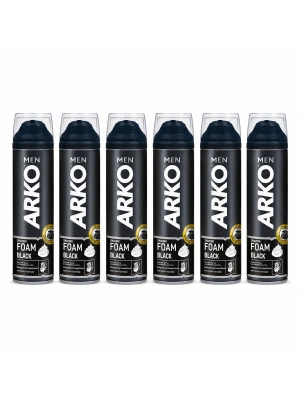 Egonex Arko ( Siyah ) Traş Köpük ( 200ml )*6x4