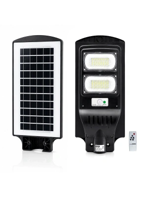 Egonex Ars-348965 ( 200w & 6500k ) ( Solar & Güneş Enerjili ) Sokak Lambası & Armatür ( Sensörlü ) ( Bahçe-balkon-sokak )*10