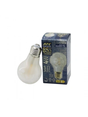 Egonex Atc-a60-ss Vintage Sosoft (4w & E27) (led Filament & Rustik Ampul) Lamba (kırılmaz Plastik Cam) (400 Lümen) (2200k) (25.000 Saat)*80