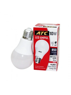 Egonex Atc Lw-10w=60w E27 Led Beyaz Ampul*10x20