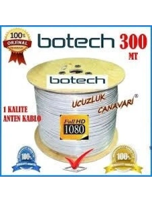 Egonex Botech ( 300mt ) Koaksiyel Uydu Anten Kablo Rg 6/u4l*1