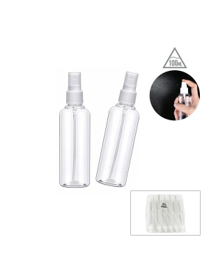 Egonex İbico İ17-030 ( 100ml ) ( Şeffaf & Plastik ) ( Boş ) Sprey Şişe*12x100