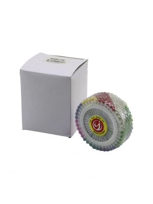 Egonex İbico İ20-007 ( Yuvarlak Disk Standlı ) ( 40pcs ) ( Renkli Toplu )  Başörtü İğnesi*36x40