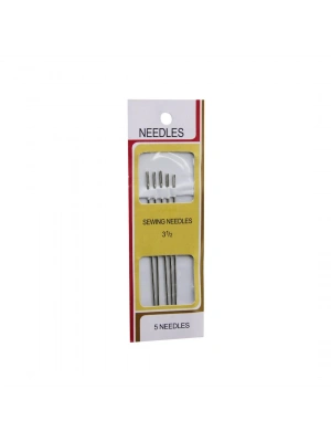 Egonex İbico İ20-009 Sewıng Needles ( 5pcs ) ( 3 ½ = 8.6cm ) Yorgan İğnesi*50x50