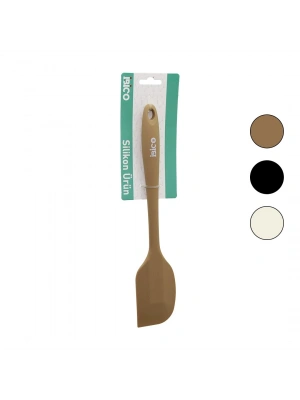 Egonex İbico İ22-032 ( Renkli Silikon ) ( Yan ) Spatula ( Silikon Saplı ) ( 27cm )*12x6