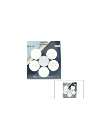 Egonex İbico İ22-364 ( 5pcs ) Silikon Kapı Pencere Stoperi ( Yapışkanlı )*10x20