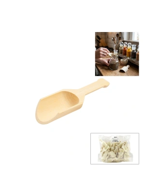 Egonex İbico İ22-403 ( 3cm ) ( Ahşap Bambu ) Kürek Baharat ( Kaşık & Kürek )*50x30